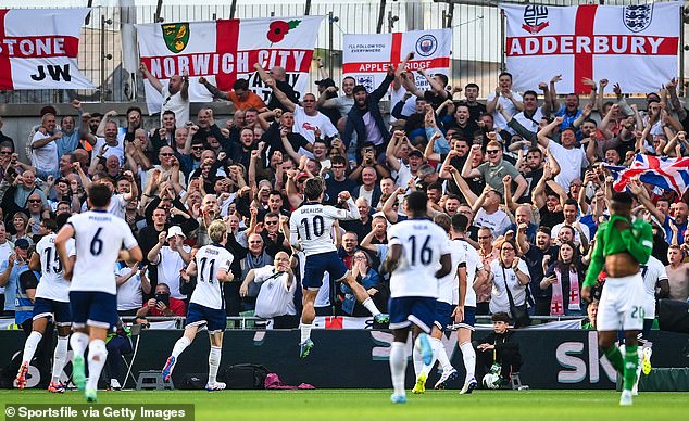 Controversial chant about Queen Elizabeth II by Irish fans sparks outrage after England defeats Ireland 2-0 at Aviva Stadium in Dublin