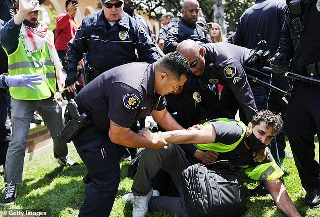 University of Southern California begins suspending students involved in pro-Palestinian protests for violating campus conduct rules