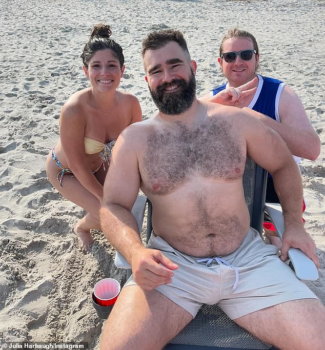 Jason Kelce Leaves Fans in Awe with Revealing Beach Photo Captured in Sea Isle City as Social Media Erupts with Hilarious Reactions