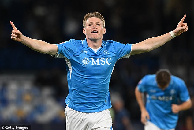 Scott McTominay Scores First Goal for Napoli as Team Dominates Palermo in 5-0 Coppa Italia Victory at Stadio Diego Armando Maradona