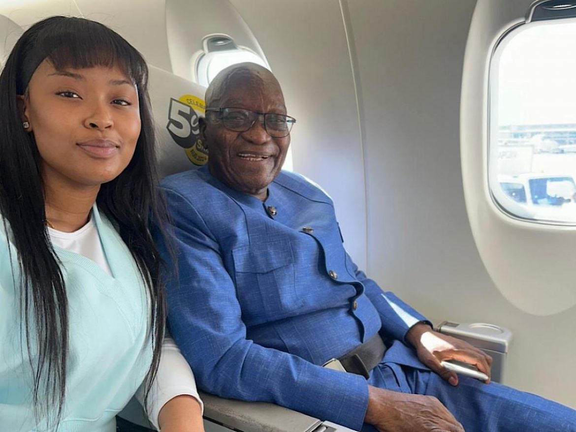 Controversial South African DJ Cyan Boujee Asserts Jacob Zuma is Her Grandfather in Viral Social Media Posts, Generating Massive Public Reaction