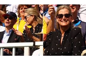 The Duke and Duchess of Edinburgh cheer on Team GB athletes at the sunny Paralympic Equestrian event in Versailles, France