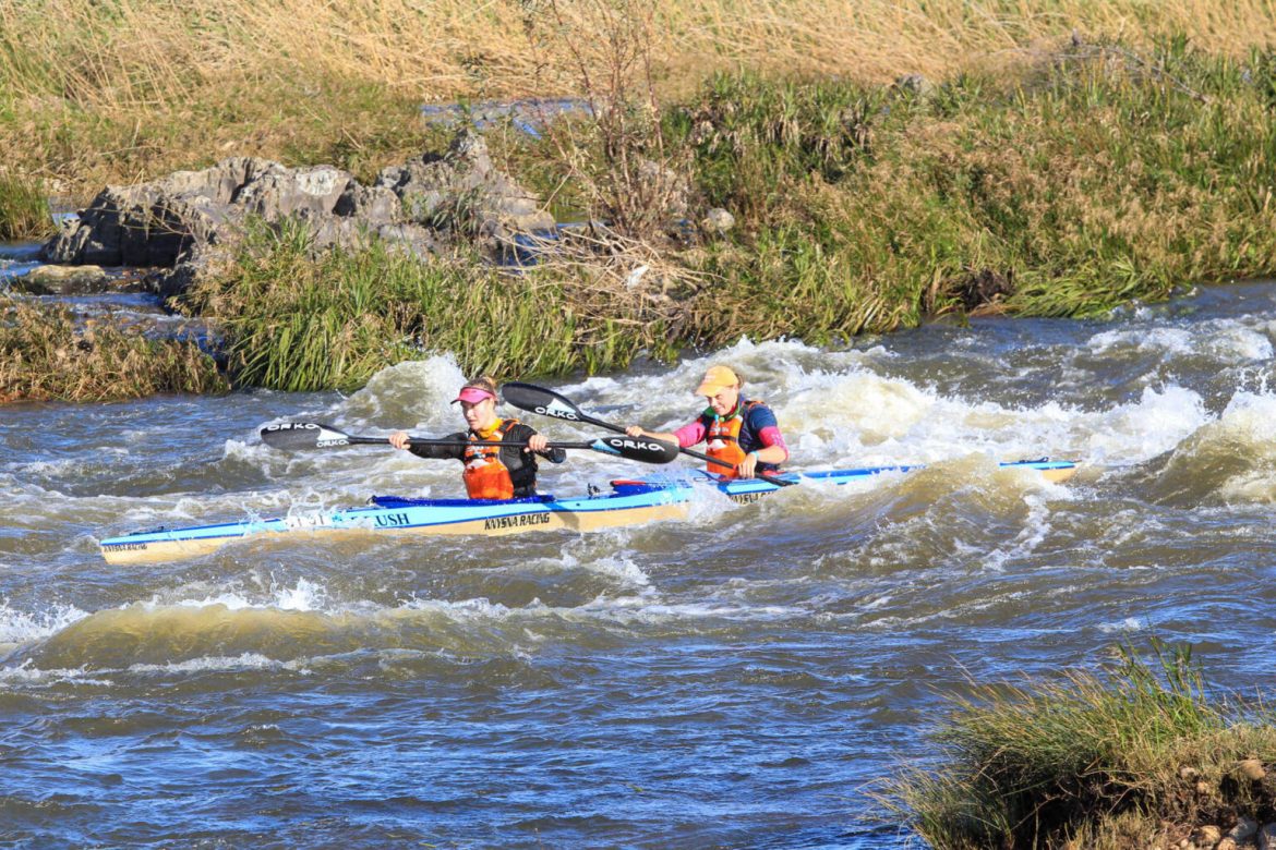 Hank McGregor and Uli Hart Take Narrow Lead into Day Two of Breede River Canoe Marathon with Ron Benjano and Nicholas Notten Hot on Their Heels