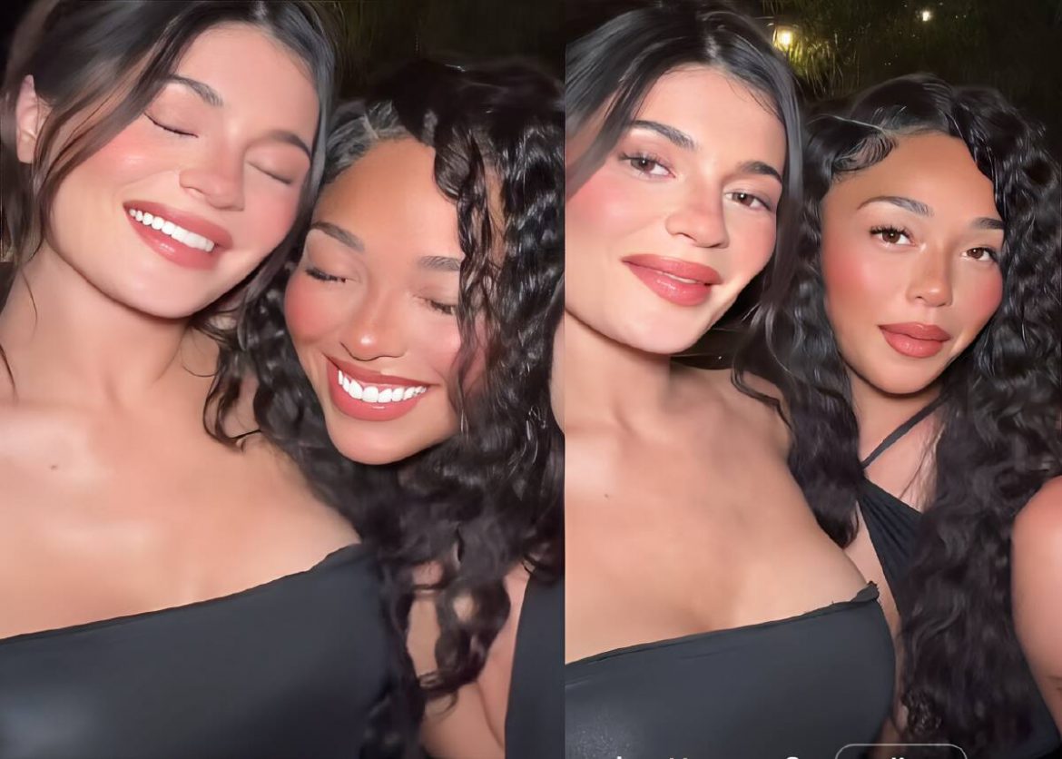 Kylie Jenner, Jordyn Woods, and Stassie Karanikolaou shock fans with surprise reunion in viral TikTok video after years of estrangement in Los Angeles