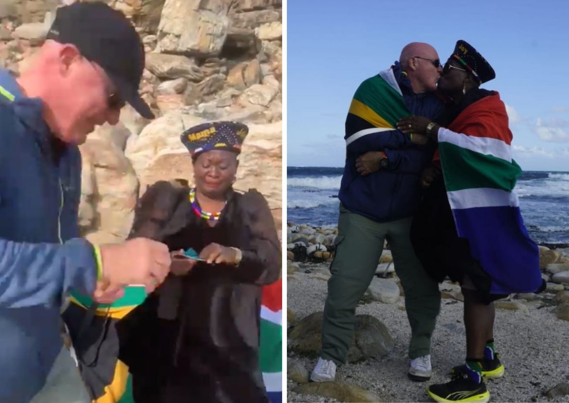 Mama Joy’s Partner Surprises Her with Romantic Proposal at South Africa’s Cape of Good Hope