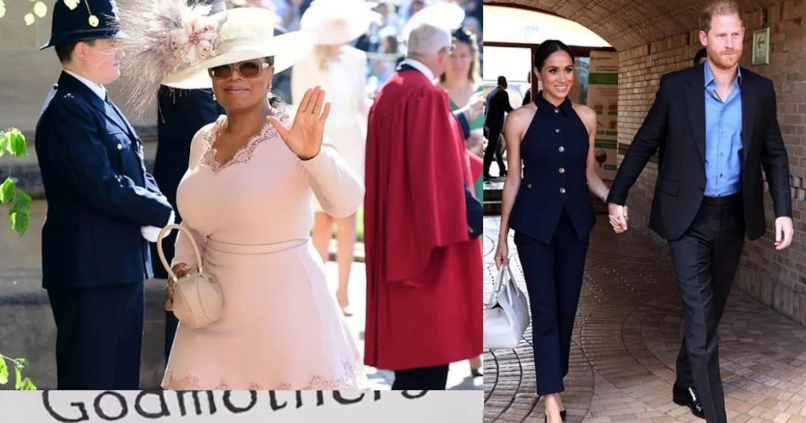 Prince Harry and Meghan Markle Celebrate the Grand Opening of Their Inspired Bookstore in Summerland with Oprah Winfrey and Hollywood Stars, Dubs Oprah Winfrey His ‘Fairy Godmother’