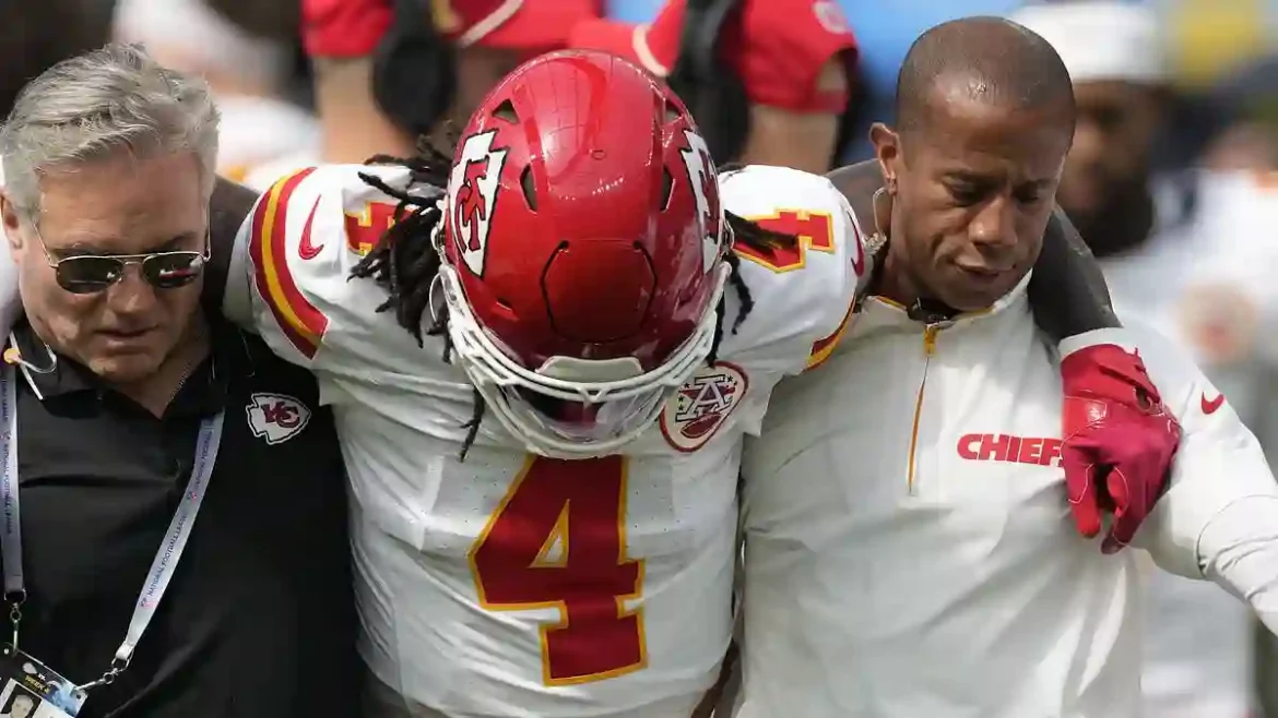 Kansas City Chiefs Wide Receiver Rashee Rice Suffers Knee Injury After Accidental Collision with Patrick Mahomes During Game Against Los Angeles Chargers