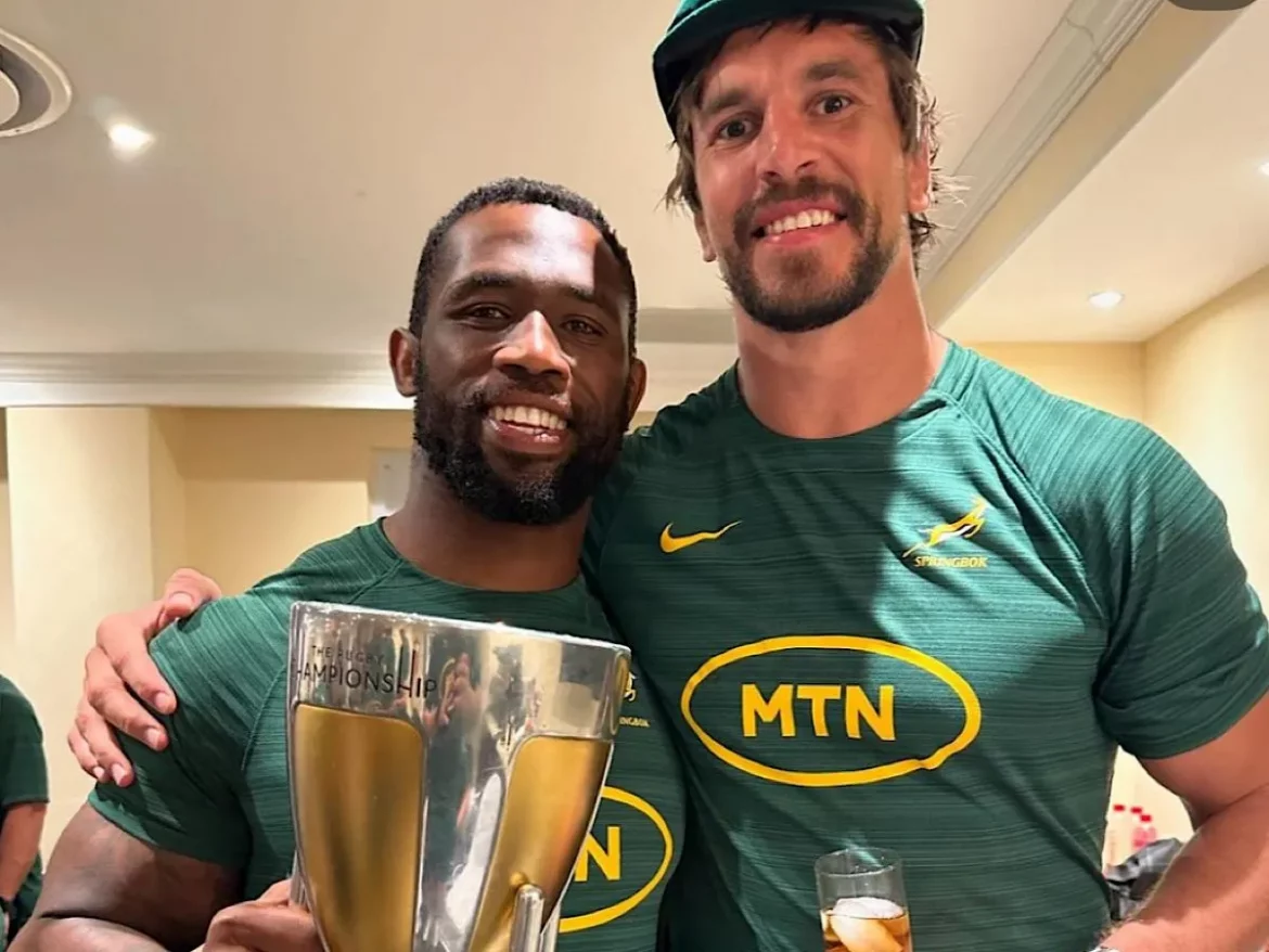 Siya Kolisi Leads Emotional Tributes to Eben Etzebeth Following Springboks’ Dominant 48-7 Win Against Argentina in Mbombela