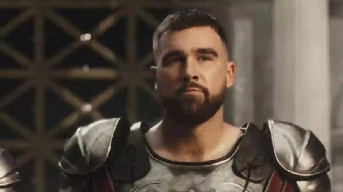 Travis Kelce and Football Stars Channel Roman Gladiators in Pepsi Commercial Filmed Just Before NFL Season Kickoff in Kansas City