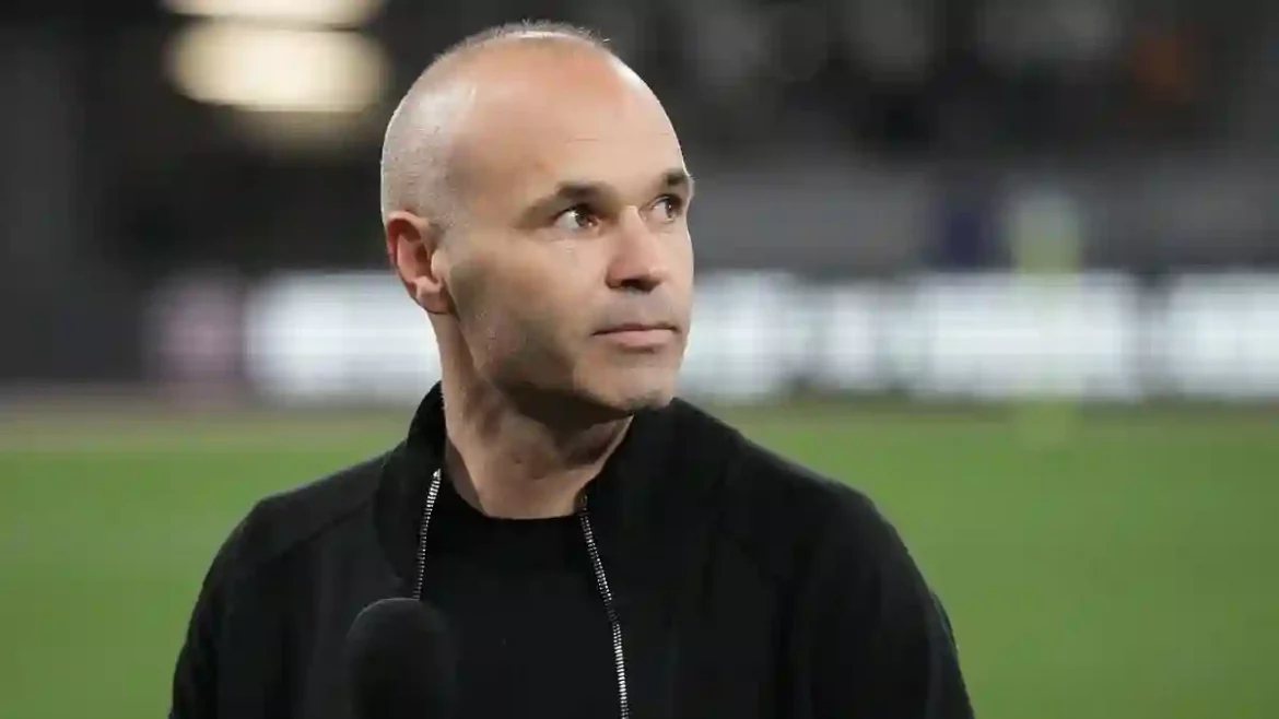 Former Barcelona star Andrés Iniesta teases his retirement announcement through a creative social media post, signaling the end of his illustrious career after leaving UAE’s Emirates Club