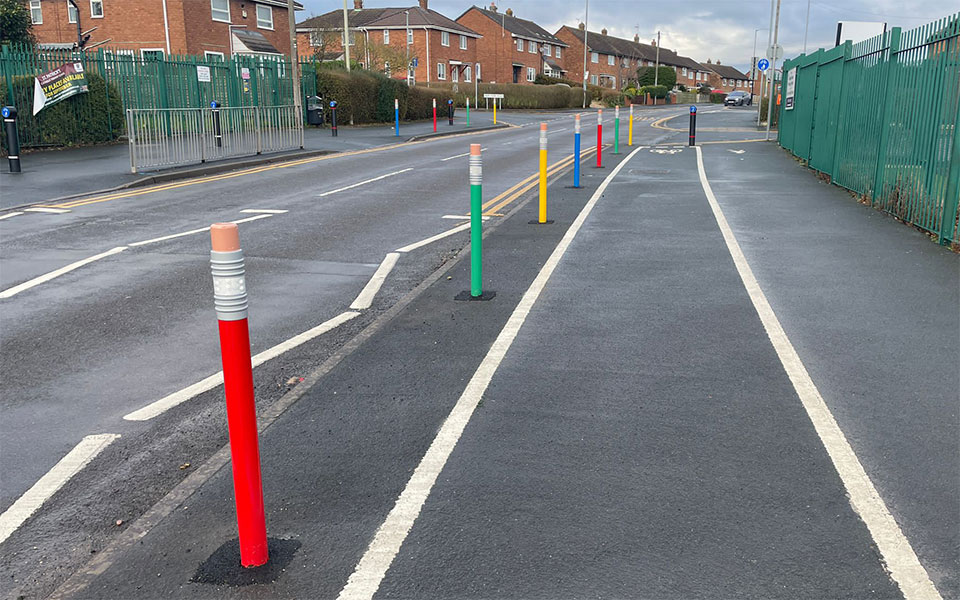 Local Council in Richmond upon Thames Introduces Eye-Catching Pencil-Shaped Bollards to Deter Traffic Chaos During School Drop-Off and Pick-Up Times