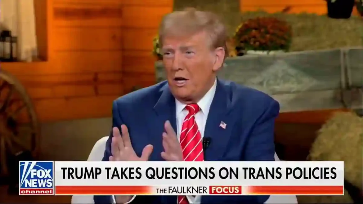 Former President Donald Trump Declares Intent to Prohibit Transgender Participation in Women’s Sports at Fox News Town Hall Gathering in New York