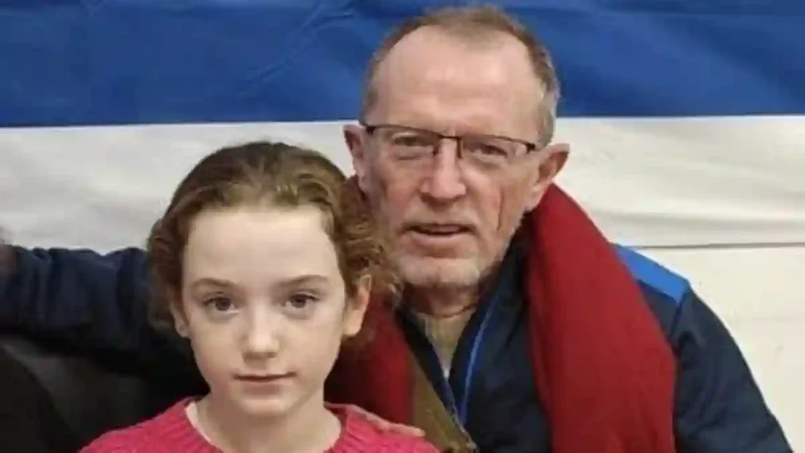 Father and daughter share emotional embrace as nine-year-old Emily Hand is rescued after being held hostage by Hamas in Israel for 50 terrifying days