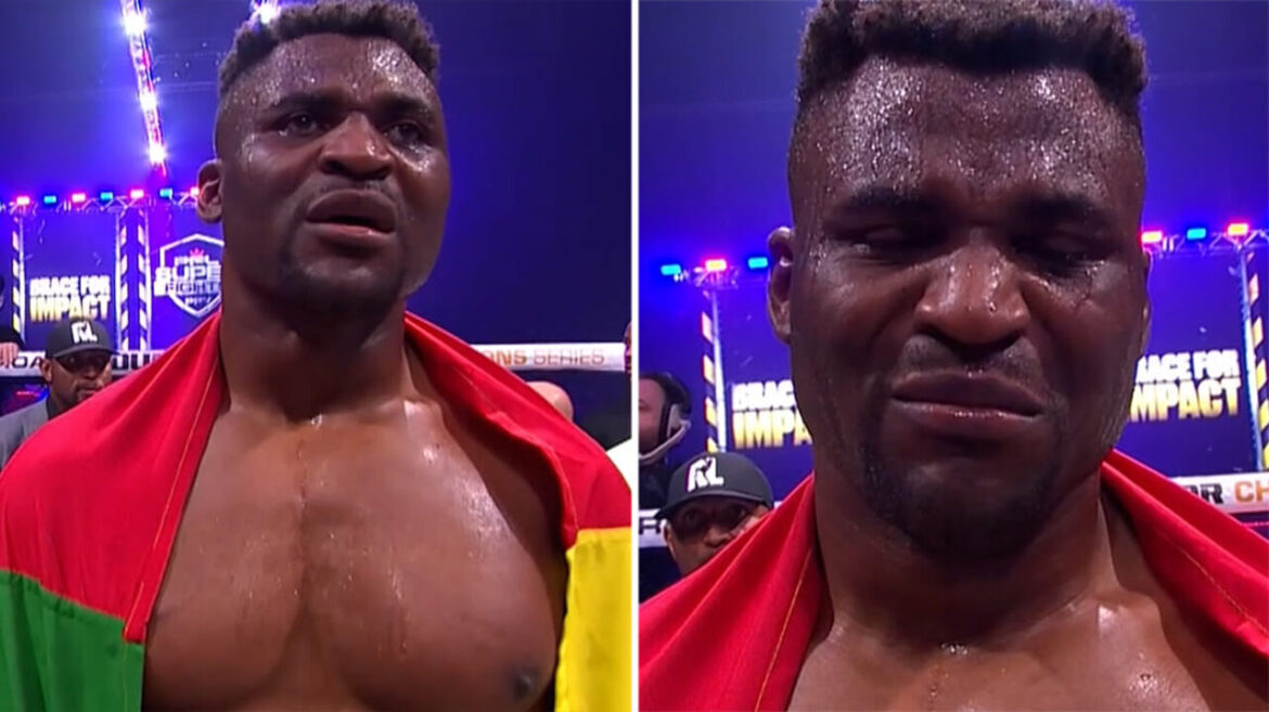 Emotional Francis Ngannou Honors His Late Son Kobe by Securing Knockout Victory Over Renan Ferreira During PFL Battle of the Giants in Las Vegas