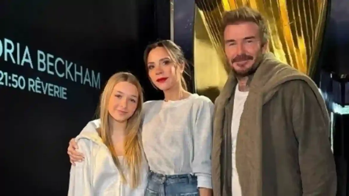 Victoria Beckham beams with pride as 13-year-old Harper reveals plans to start her own brand while visiting New York exhibit