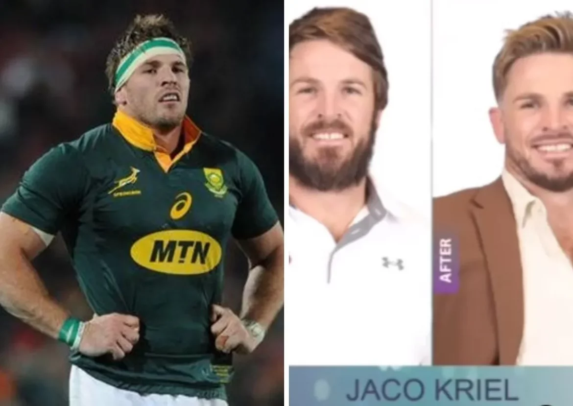 Former Springbok Star Jaco Kriel Transforms His Image on Glam Guru Show in South Africa to Embrace a New Stylish Era after Rugby Retirement