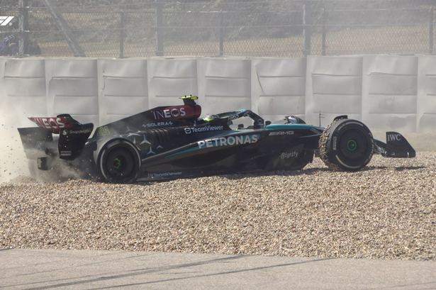 Mercedes Driver Lewis Hamilton Crashes Out of US Grand Prix After Impressive Start, Leaving Fans Disappointed in Texas