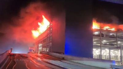 Investigators Reveal the Red Range Rover Sport That Ignited a Massive Fire at Luton Airport Destroying Over 1,300 Vehicles