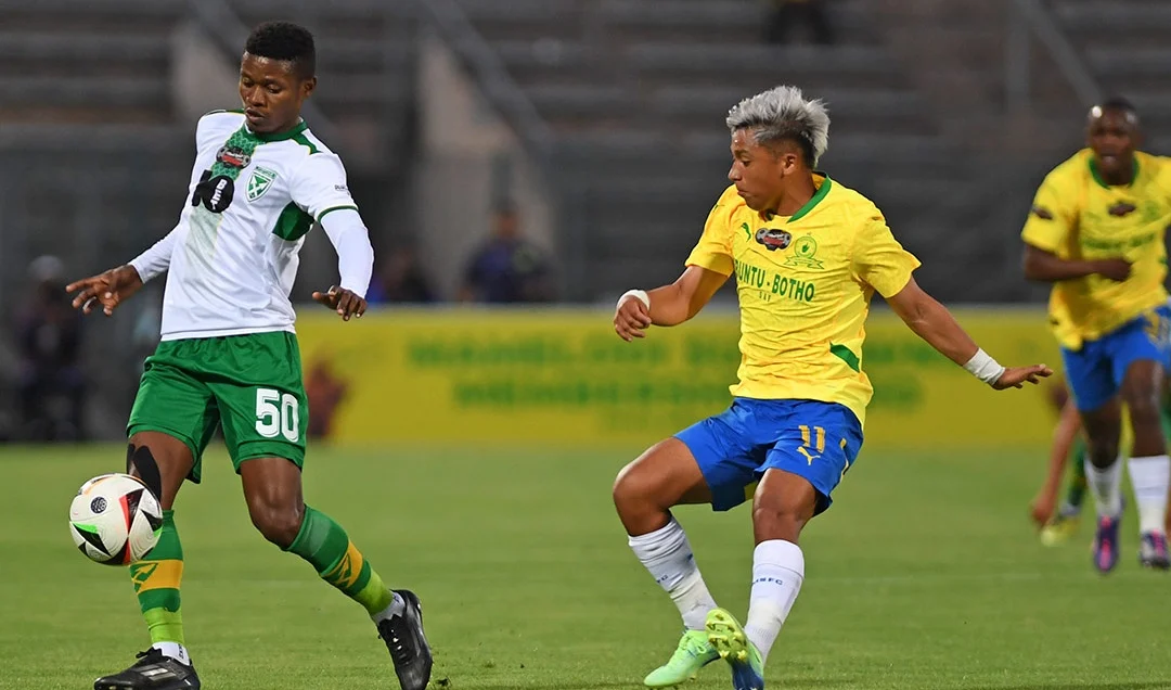 Mamelodi Sundowns dominate Golden Arrows with a stunning 5-0 win at Lucas Moripe Stadium to advance to the Carling Knockout Cup quarter-finals