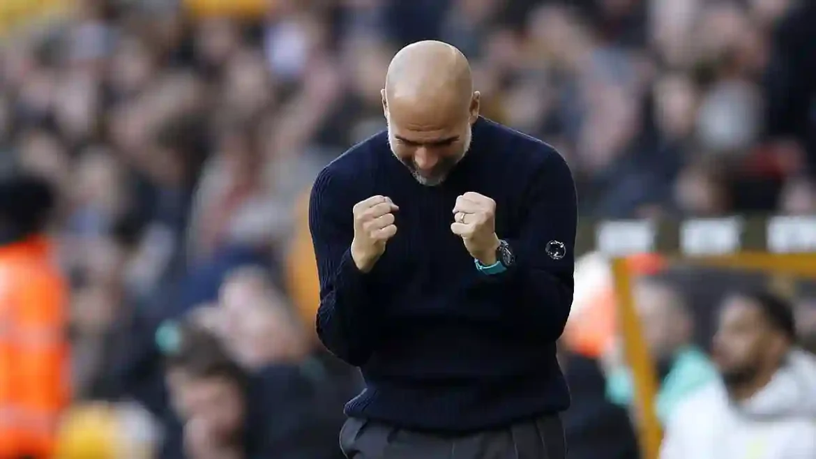 Guardiola expresses joy after Manchester City secures dramatic 2-1 victory over Wolves at Molineux Stadium with last-minute goal from John Stones