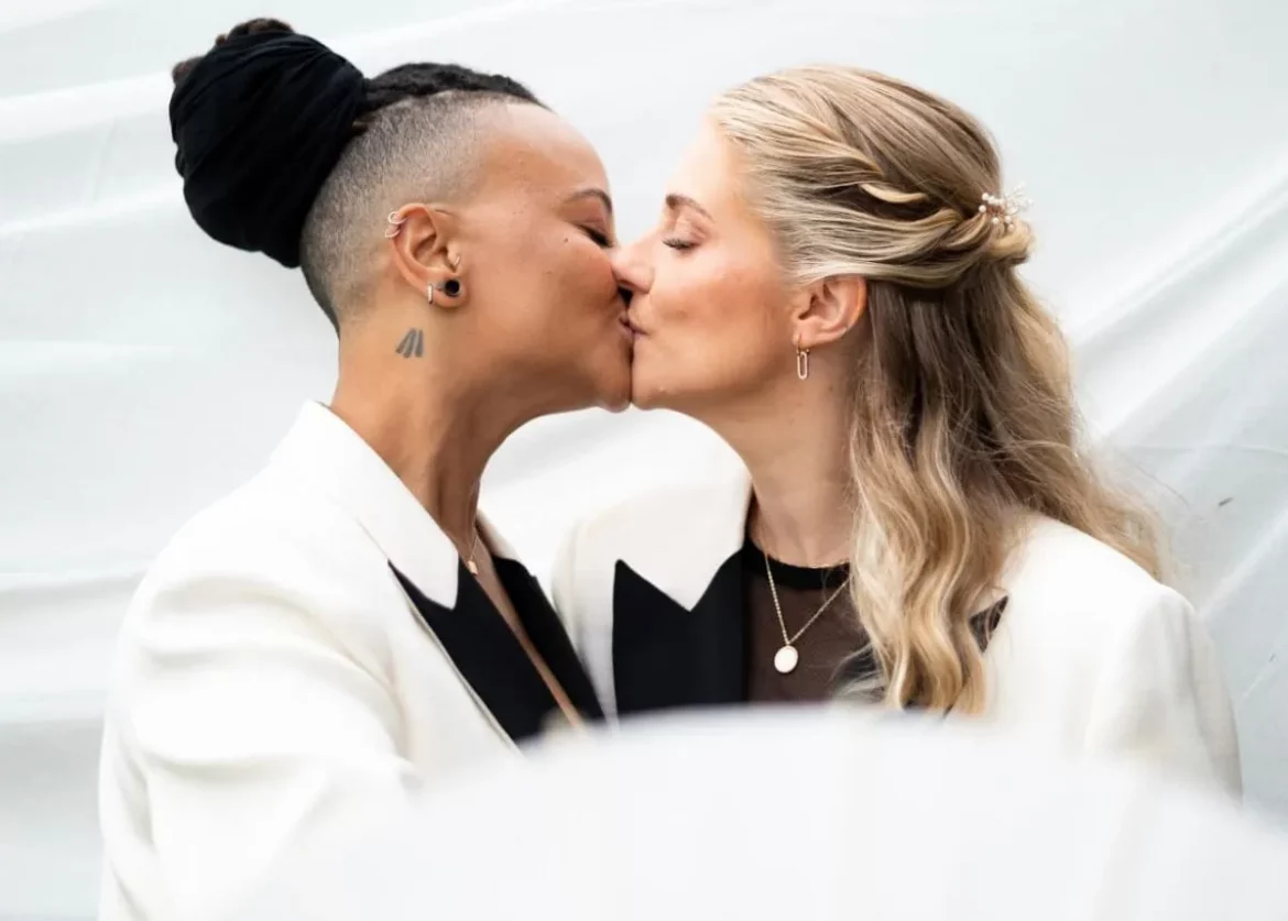 South African media star Sade Giliberti marries her partner Coco Chane in a stunning ceremony filled with love and laughter