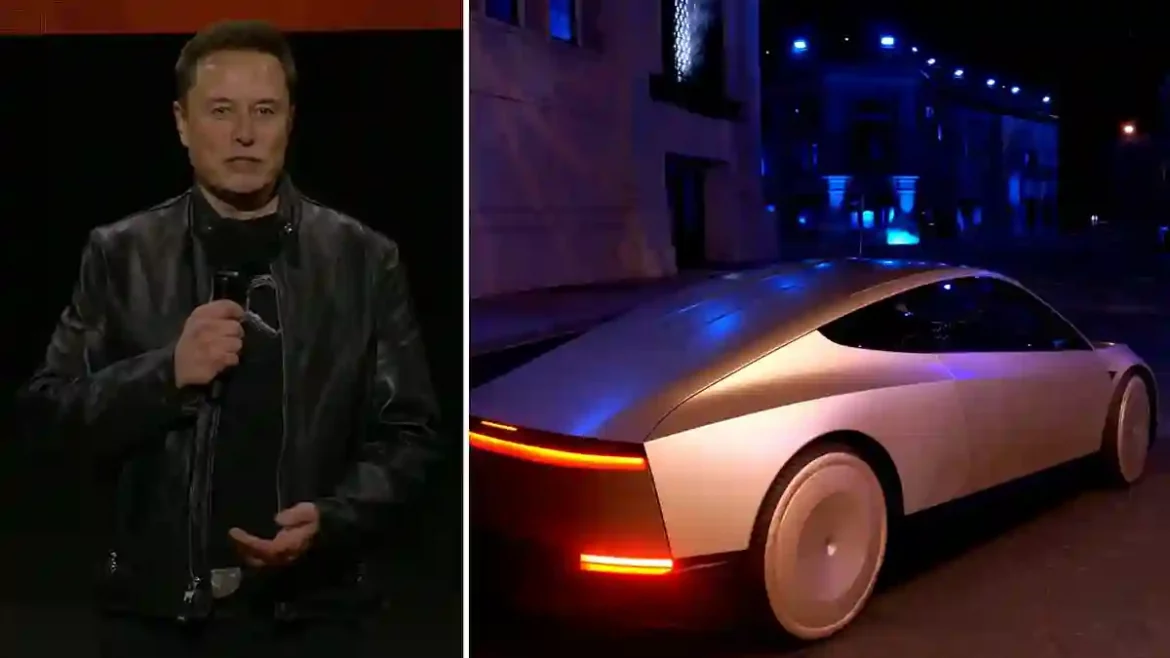 Tesla CEO Elon Musk Showcases the Futuristic CyberCab Featuring Gull-Wing Doors and Promises a Start of Production in 2026 at a High-Profile Event in Los Angeles