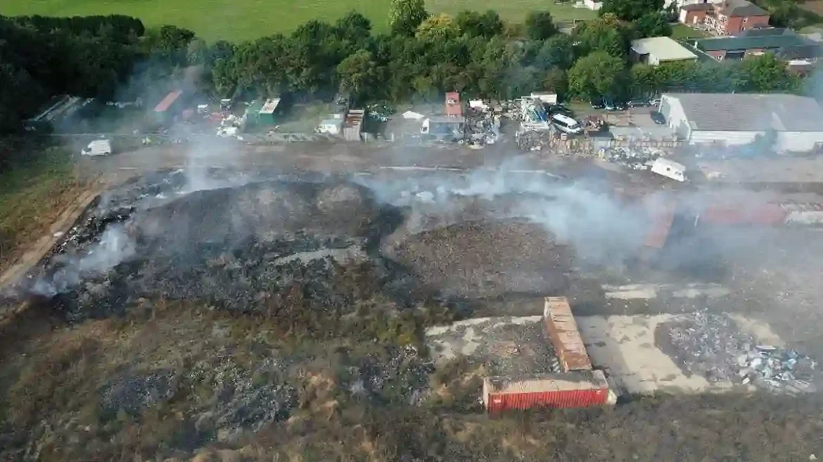 Authorities dismantle fly-tipping gang operating illegal landfill in Long Bennington, leading to severe health risks for local residents and significant financial penalties